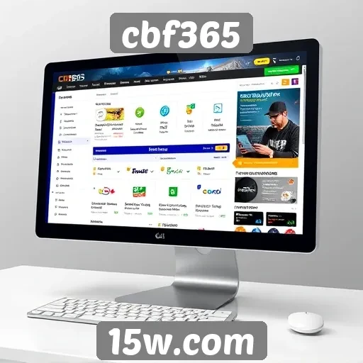 Análise da interface do site cbf365